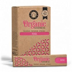 Organic goodness incense, rose scented, box of 12