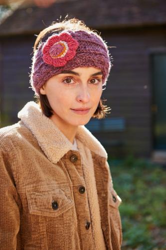 Sorrento Headband Plum