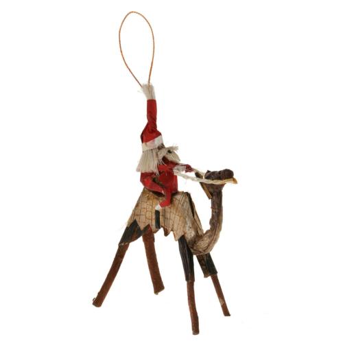 Christmas Tree decoration, Santa on camel