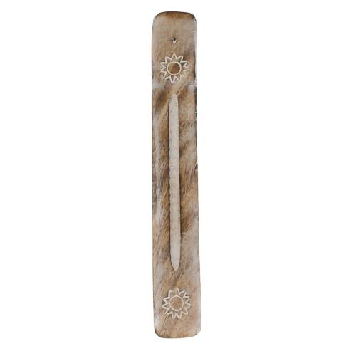 Wooden incense holder/ashcatcher, sun