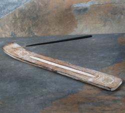 Wooden incense holder/ashcatcher, owl