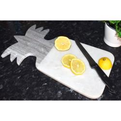 Chopping/serving board pineapple shape, sandstone 20x40x1.5cm