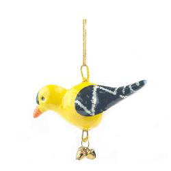 Hanging Bird Decoration Golden Oriole, Recycled Plastic