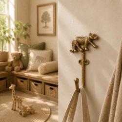 Tiger Wall Hook Recycled Aluminium