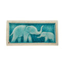 Incense holder elephant with baby **