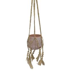 Hanging basket/sika, terracotta pot 21x22cm