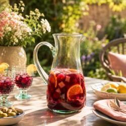 Handcrafted Recycled Glass Jug 1.3 Litre