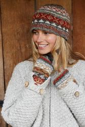 Classic Fairisle Handwarmer Grey