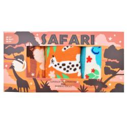 3 Pairs Bamboo Socks Safari UK 7-11 Mens
