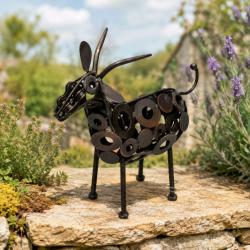 Recycled Metal Goat Ornament