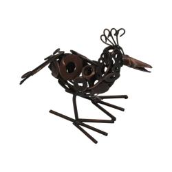 Recycled Metal Bird Ornament