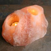 Himalayan salt t-lite holder double 2-2.5kg **