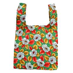 Foldaway shopper, recycled material assorted designs