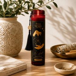 Candle in Glass Jar Esoteric Love Spell, Rose and Peony 300g
