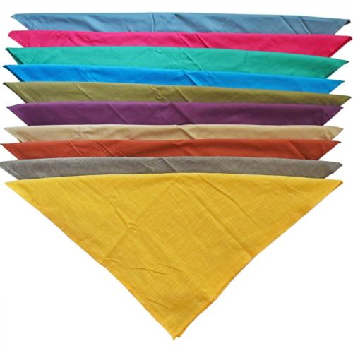 Bandana / headband / headscarf recycled sari material, colours vary, plain