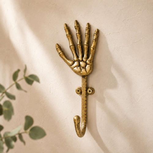 Skeletal Hand Wall Hook Recycled Aluminium