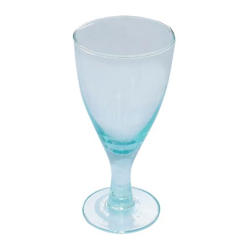 Wine glasses recycled glass, 17.5cm height, set of 4