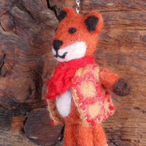 Mr Fox Keyring