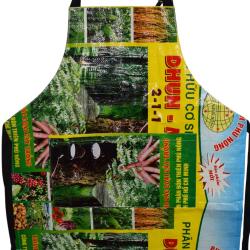 Gardening Apron made from recycled fertiliser bags, 72 x 68 cm