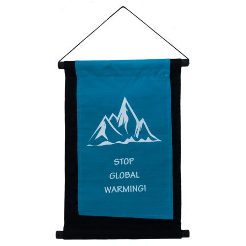 Hanging banner, Stop Global Warming