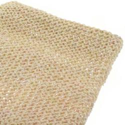 Body wash cloth hemp double-layer 16.5x16.5cm