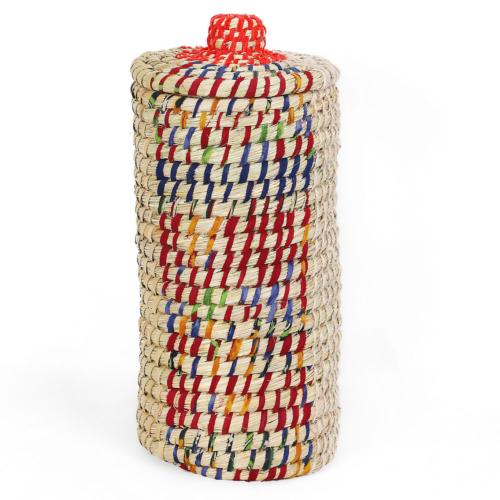 Laundry / storage basket kaisa grass multicoloured