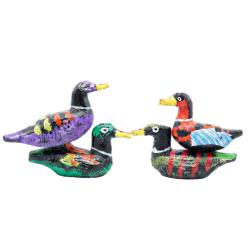 Duck Wood Bright Colours Patterned Assorted, 1 supplied