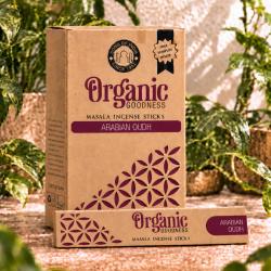 Organic goodness incense, arabian oudh scented, box of 12