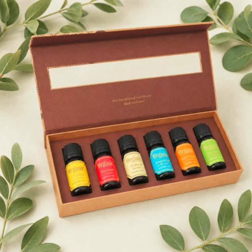Aroma Oil Gift Set Organic Goodness 6 Assorted Scents x 10ml