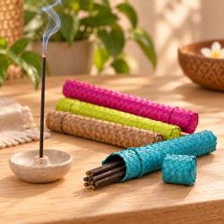 Scented incense tubes set of 42, 7 difference scents