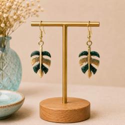 Earrings Leaf