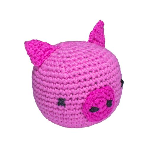 Hand crochet animal  - pig