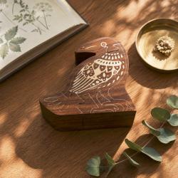 Puzzle Box Bird Shape Sheesham Wood 12 × 6 × 12cm