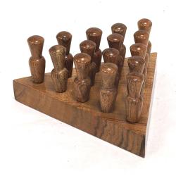 Triangular Peg Game Sheesham Wood