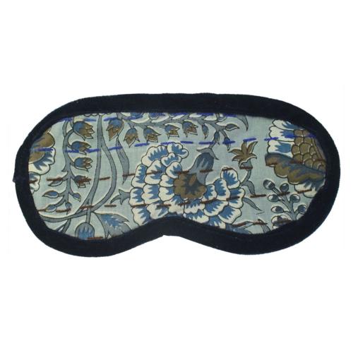 Blockprint cotton eye mask for sleeping, relaxing 21x10cm
