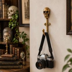Skull Wall Hook Recycled Aluminium