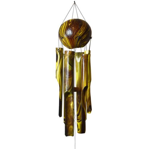 Bamboo windchime marbled effect 120cm