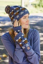 Beehive Bobble Beanie Denim