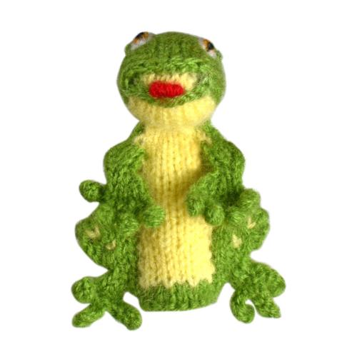 Finger Puppet, Green Frog