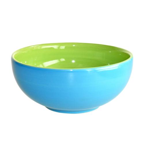 Blue and Green hand-painted bowl, 16 cm