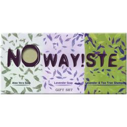 NO WAY!STE gift pack of 2 x soap, 1 x shampoo solid bars