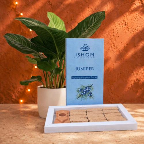 ISHOM Juniper Natural Incense Bricks
