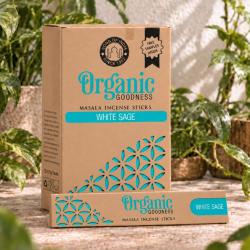 Organic goodness incense, white sage scented, box of 12