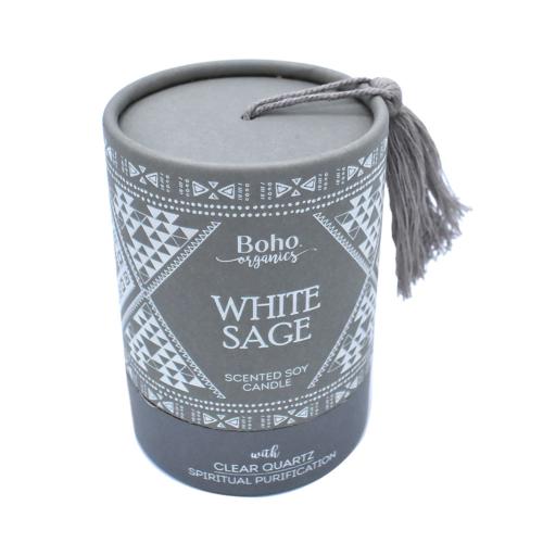 Boho Organics Soy Candle White Sage 200g