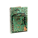Notebook, recycled circuit board, 12x16.5cm