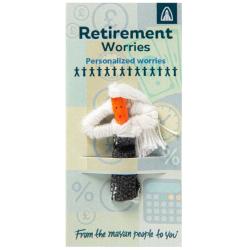 Worry doll mini, retirement worries