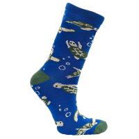 3 Pairs Bamboo Socks Sharks Seals Turtles UK 3-7 Womens Fair Trade Eco