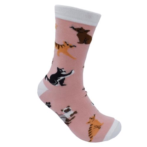 Bamboo Socks Cats Shoe Size UK 7-11 Mens Fair Trade Eco