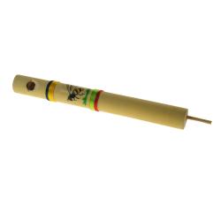 Bamboo whistle, bee design, 15.5cm