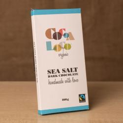 Organic Sea Salt Dark Chocolate Bar 100g